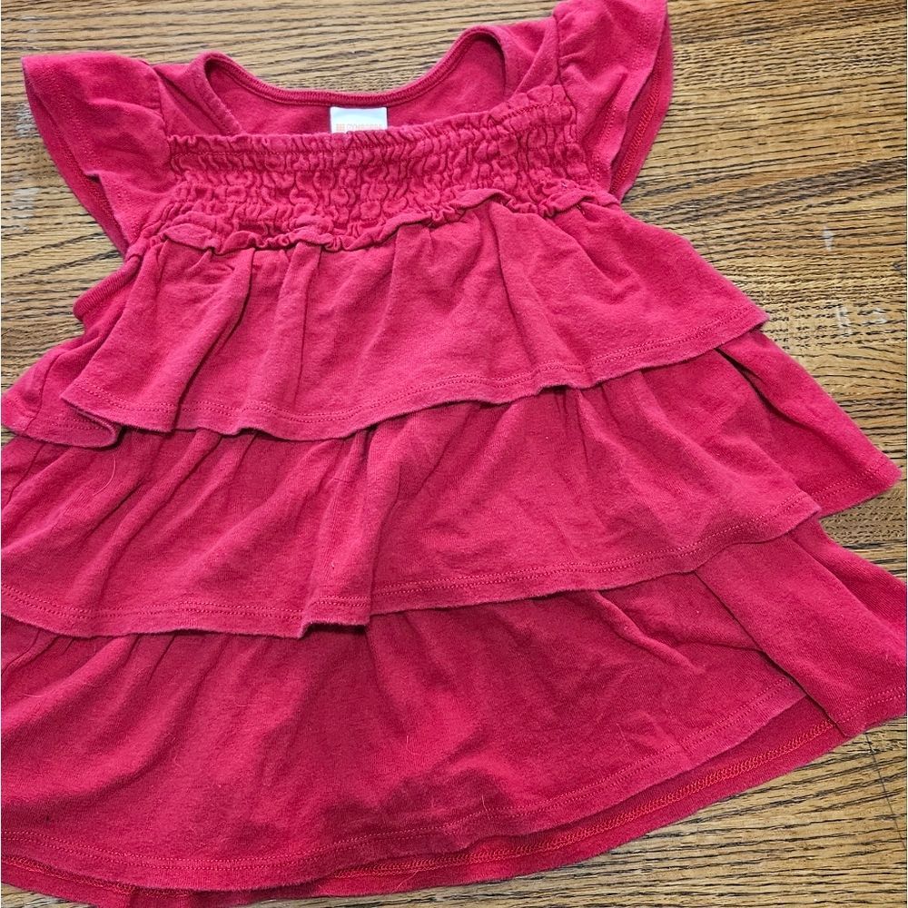 Gymboree Red 3T Girls Ruffle Top